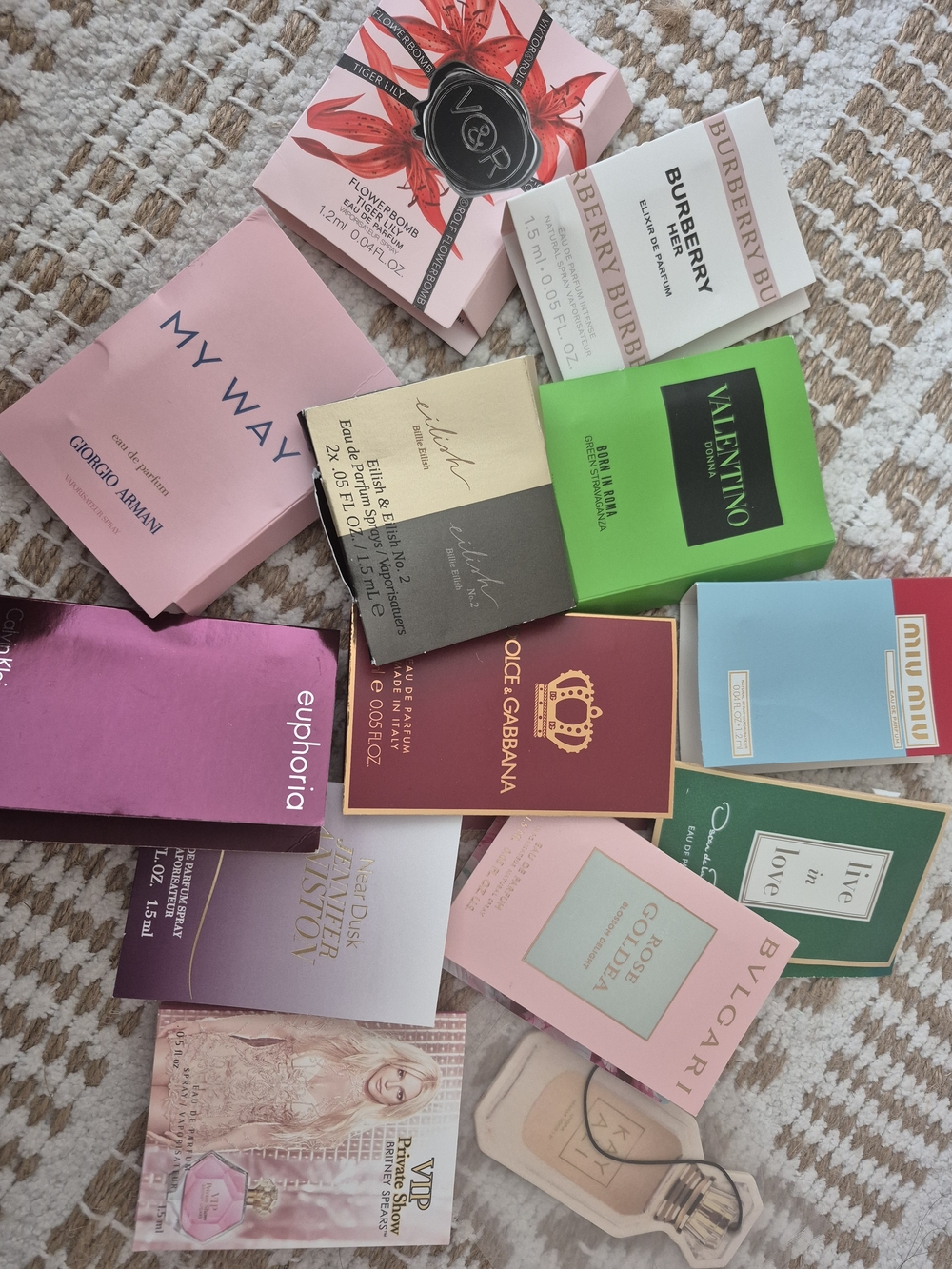 Women Fragrance Designer Vials Lot